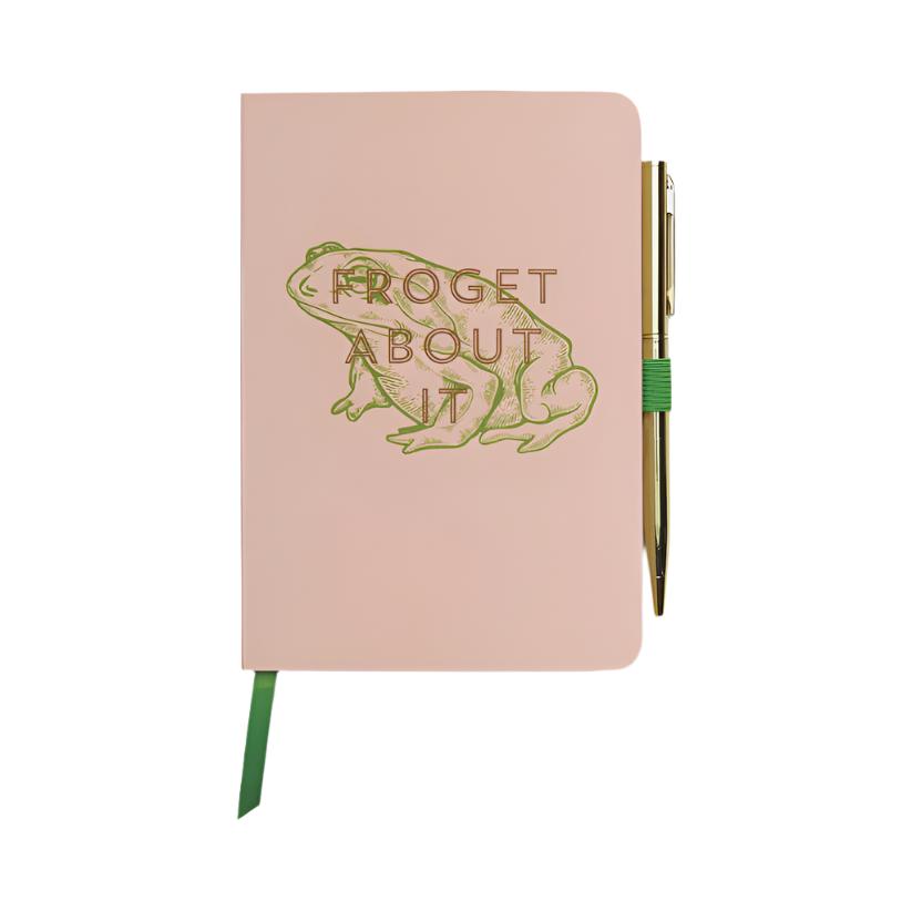 Vintage Sass Notebook with Pen - Froget About It