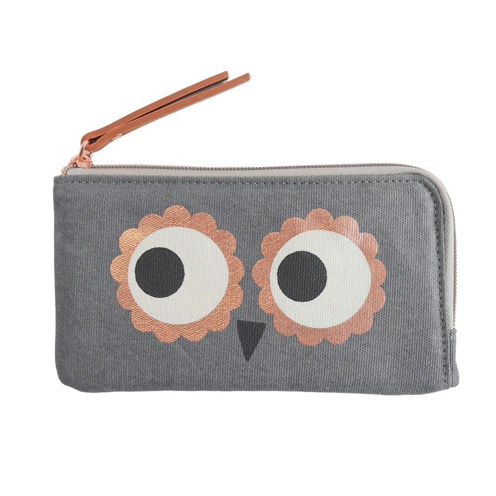 Owll padded zip  pouch