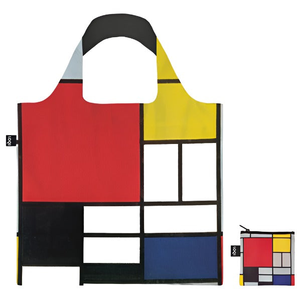 Shopping Bag - Mondrian Composition