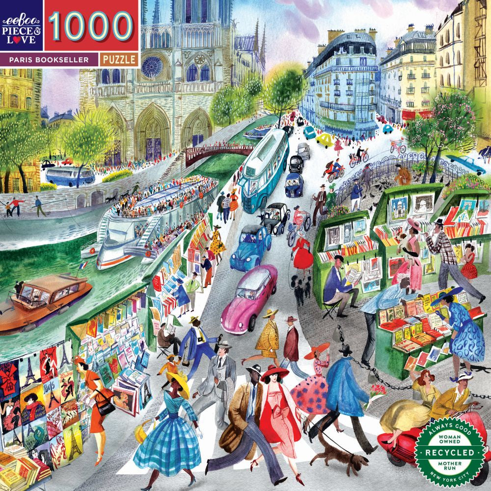 1000 Piece Puzzle - Paris Bookseller