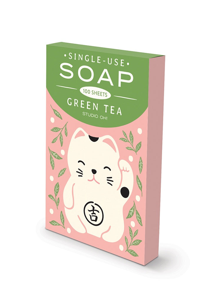 Single Use Soap 100 sheets - Green Tea