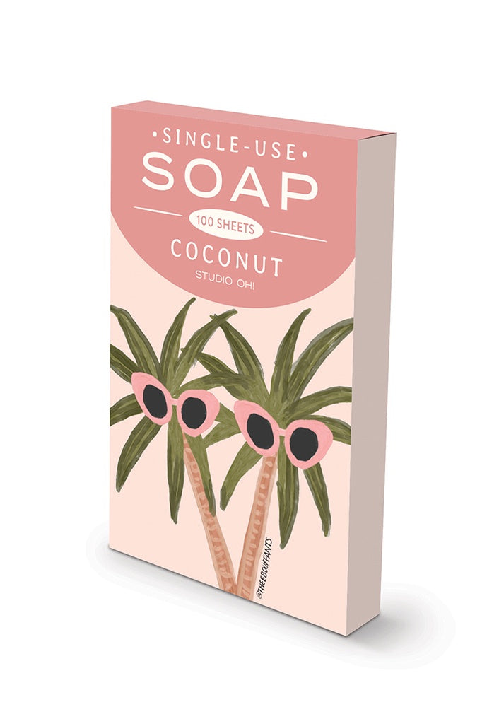 Single Use Soap 100 sheets - Coconut