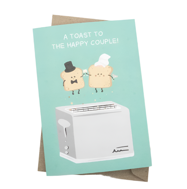 Plantable Card - A Toast To The Happy Couple