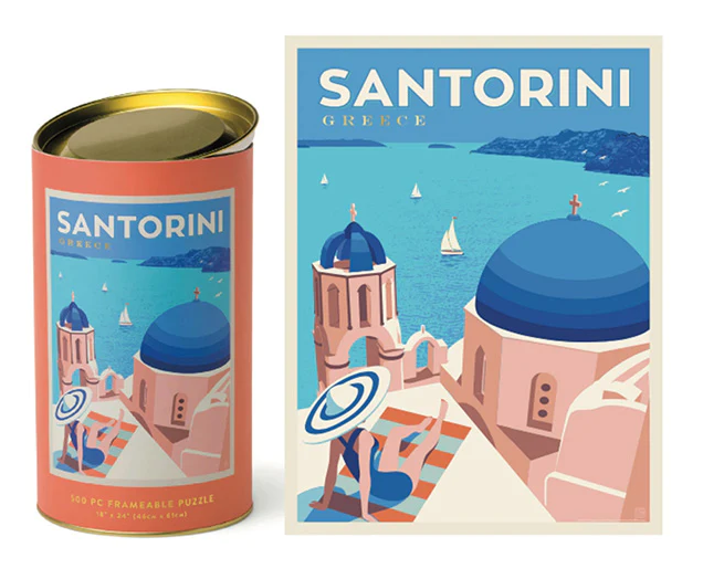 Puzzle in Tube (500pc) - Santorini