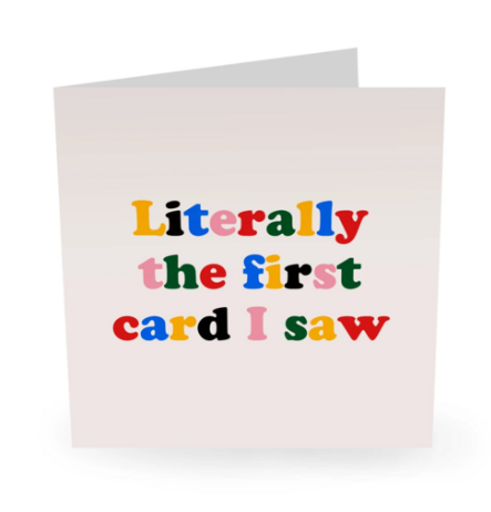 Literally The First Card I Saw Card