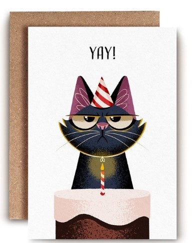 Yay Grumpy Cat Card