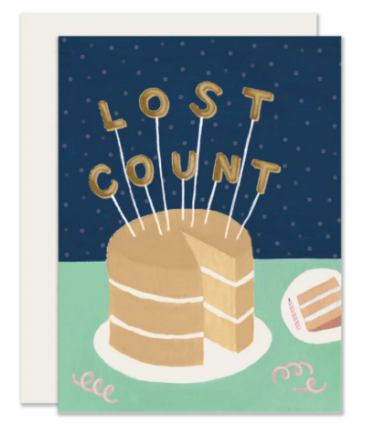 Lost Count Birthday Card