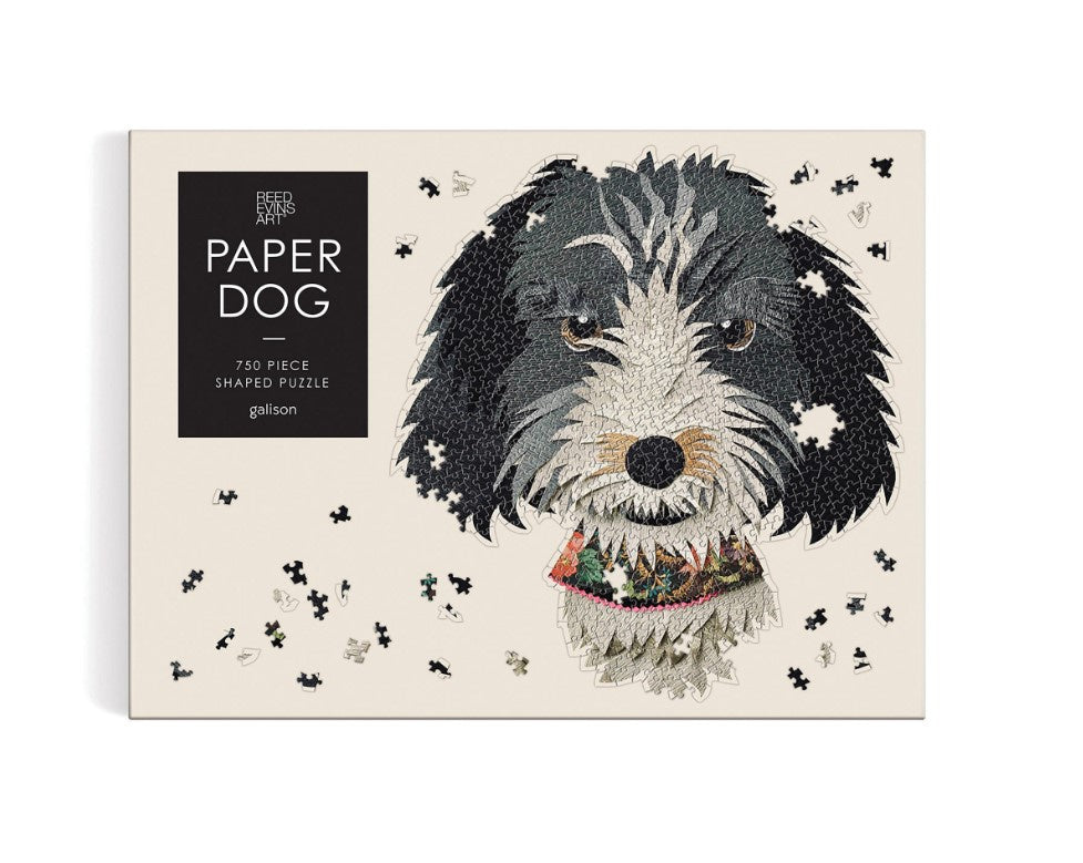 750pc Paper Dogs Shaped Puzzle