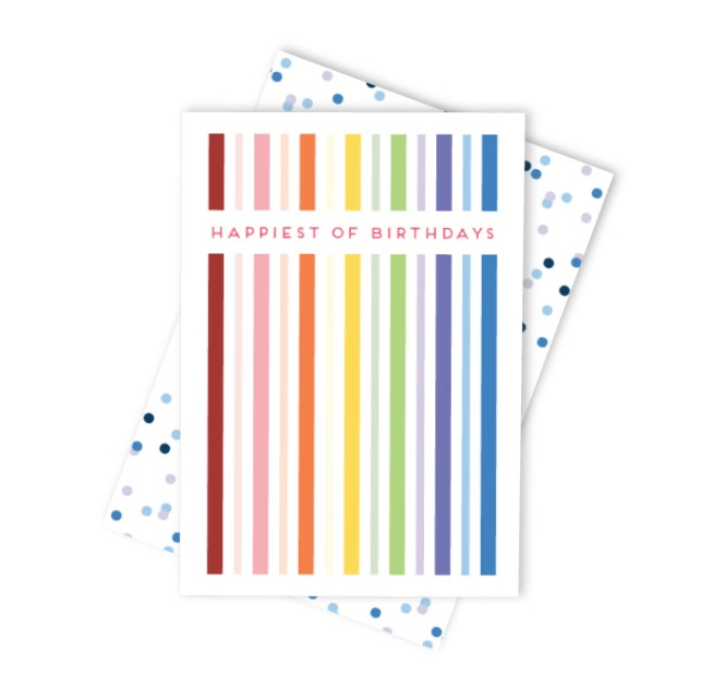 Birthday Stripes Card