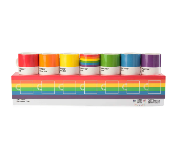 Pantone Espresso Cup Pride 7 pcs gift box