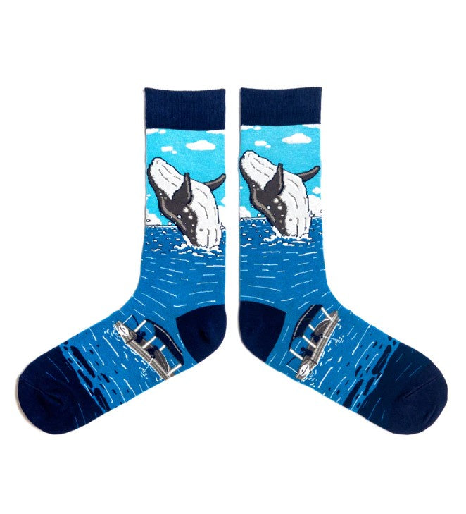 Spencer Flynn Men's Socks - Whale