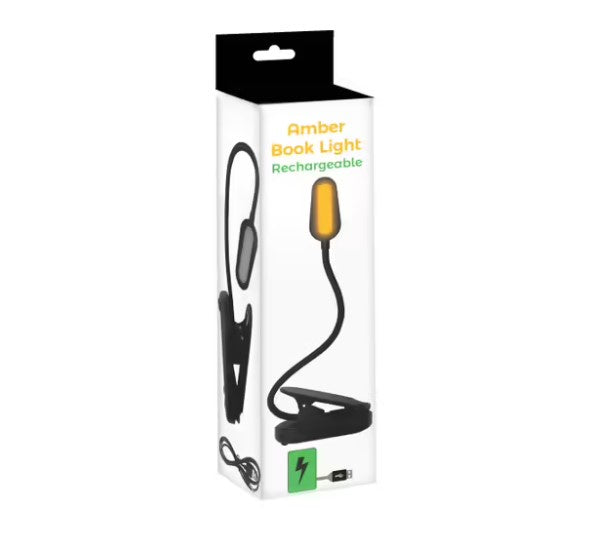 Amber Book Light Rechargeable