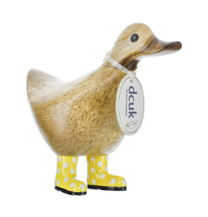 Natural Welly Ducky Spotty