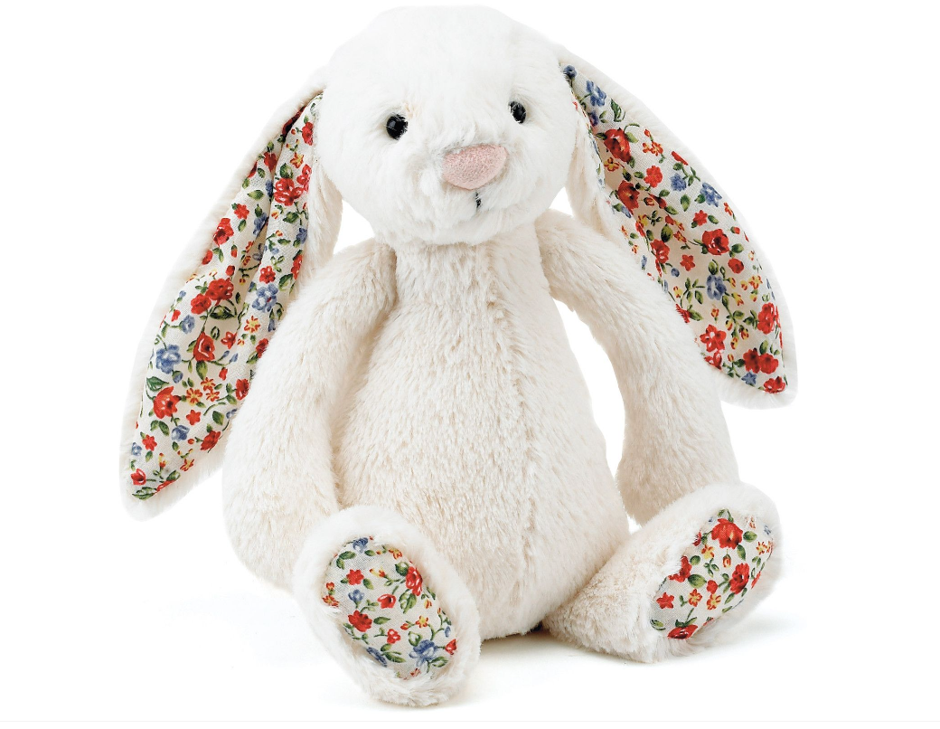 Bashful Medium Blossom Bunny - Cream