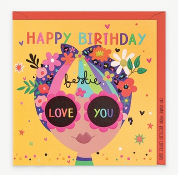 Happy Birthday Bestie Card