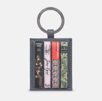 Yoshi Leather Keyring - Bronte Bookworm - Grey