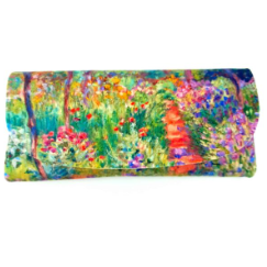 Velour Glasses Case - Monet, The Artists Garden at Giverny