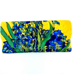 Velour Glasses Case - Van Gogh, Blue Irises