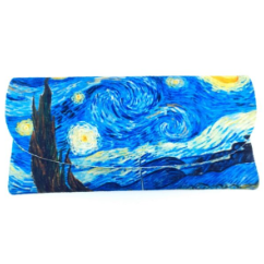 Velour Glasses Case - Van Gogh, Starry Night