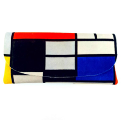 Velour Glasses Case - Mondrian, Composition