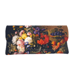 Velour Glasses Case - Roesen, Still Life Flowers and Fruit