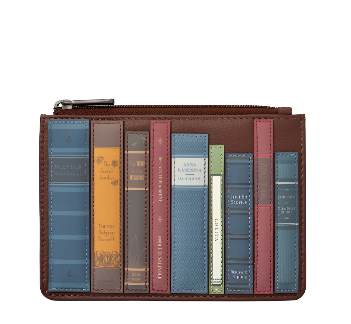 Franklin Zip Top Purse - Bookworm, Brown