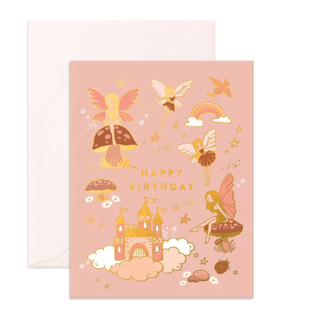 Happy Birthday Fairies Card