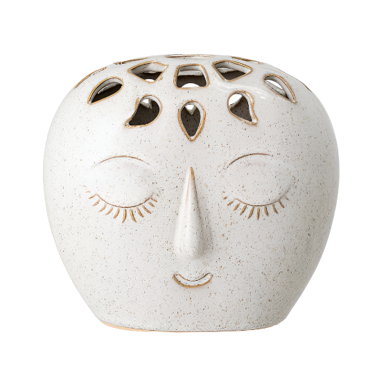 Elissa Vase White Stoneware