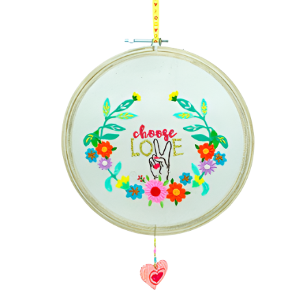 Choose Love Embroidered Frame