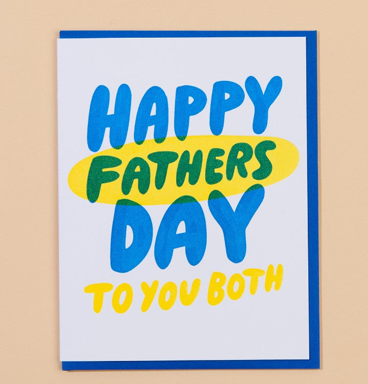 Two Fathers Day Letterpress Card