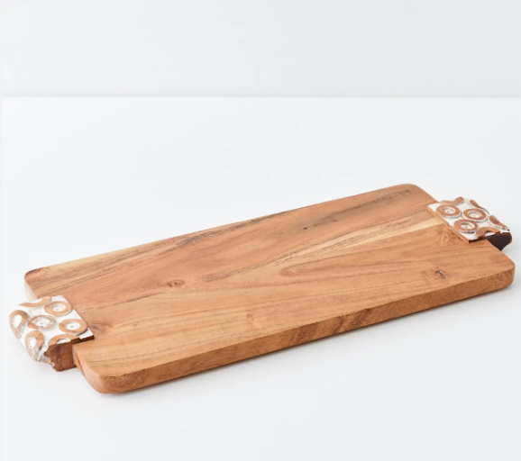 Circus Acacia Wood Tray - Rectangle