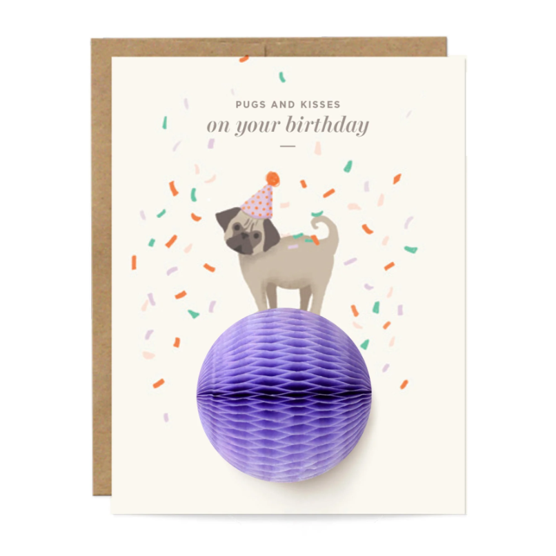 Pop-Up Pug Card