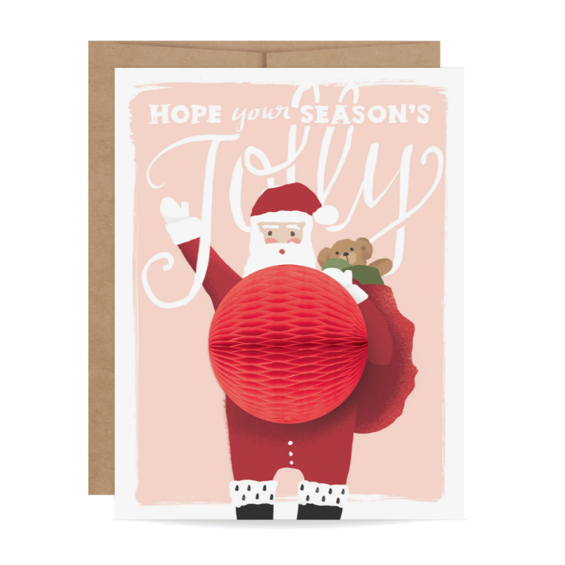 Pop-Up Santa Card