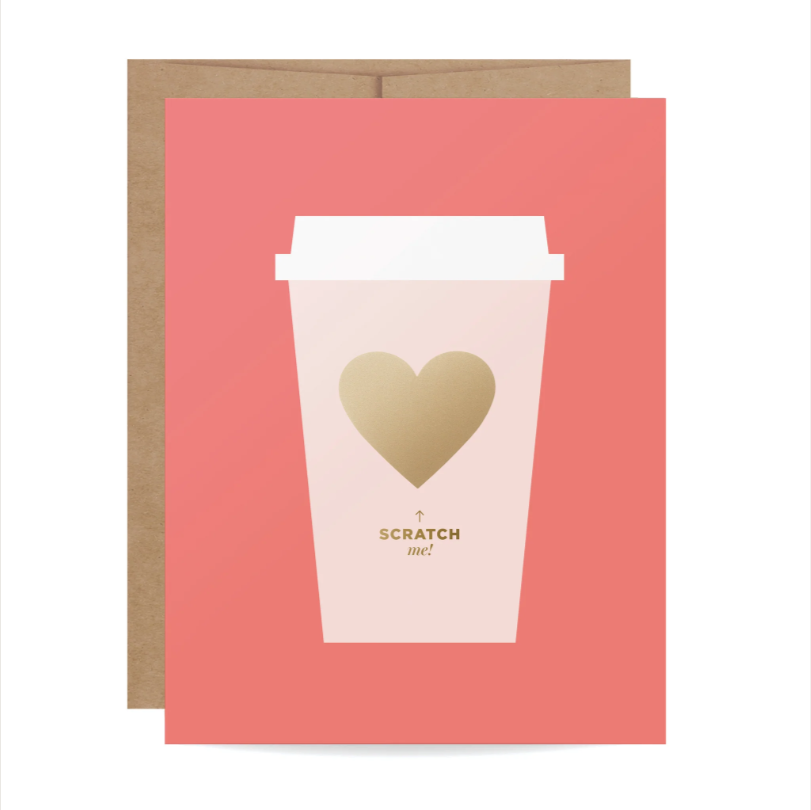 Scratch-Off Coffee Love Card