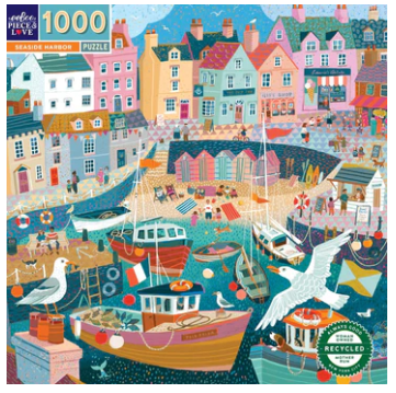 1000 pc Puzzle - Seaside Harbour