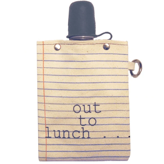 Canvas Flask (240mL) - Out To Lunch