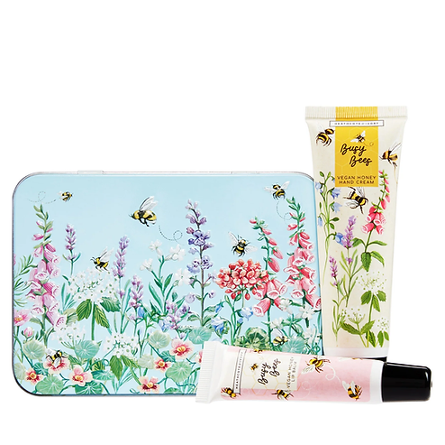 Busy Bees Vegan Honey Hand and Lip Tin