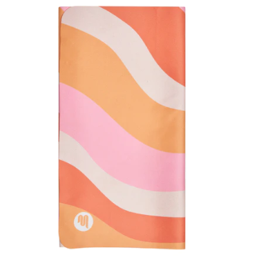 Workout Towel - Pink Orange Wave