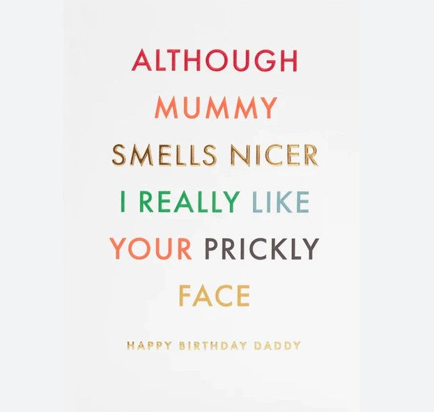 Happy Birthday Daddy Card