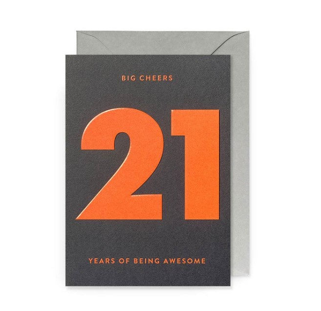 21 Years Of Being Awesome Card