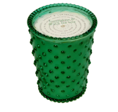 100 Hour Hobnail Candle - Lemongrass & Tea Tree