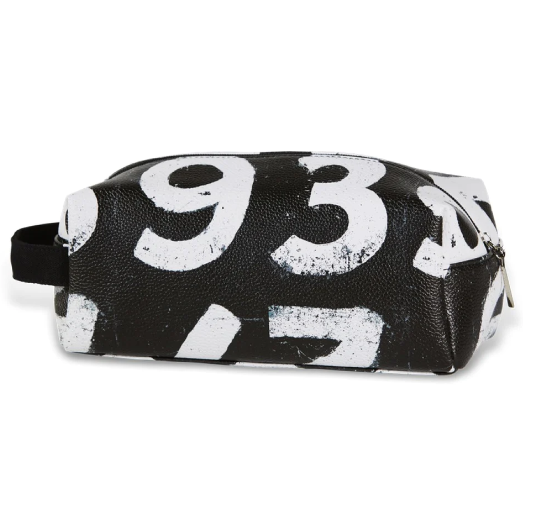 Scoreboard Numbers Toiletry Bag - Black