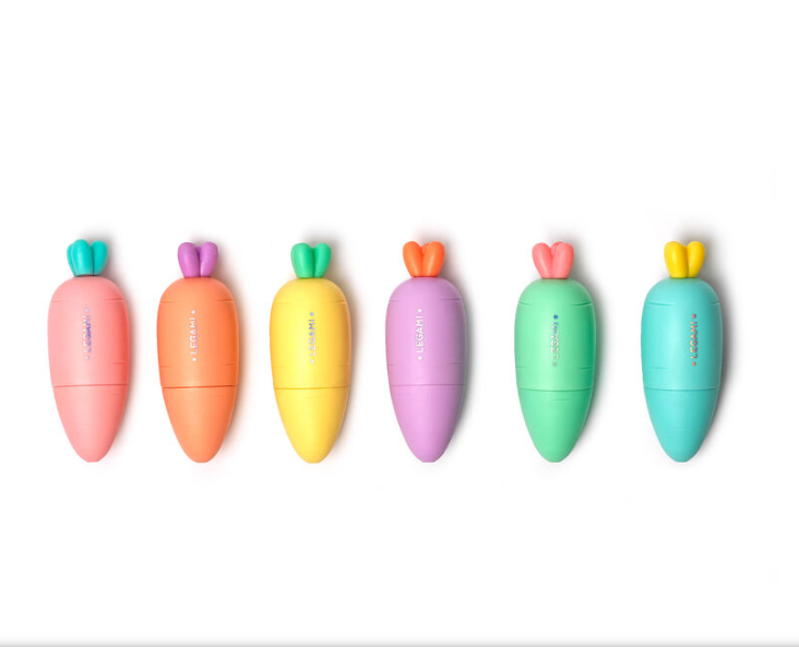 Set Of 6 Mini Highlighters - Carrate Team