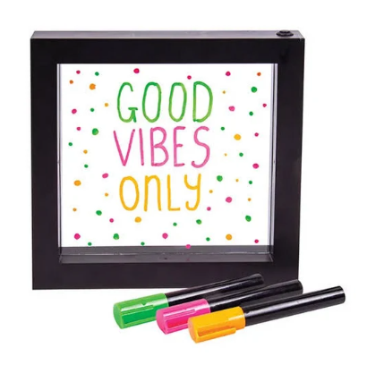 Light Up Neon Effect Message Frame