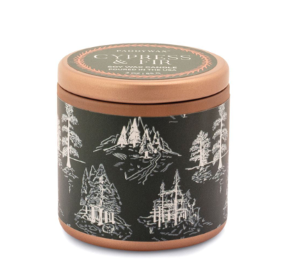 Cypress Fir Copper Tin Candle 3oz