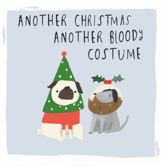 Christmas Costume Card