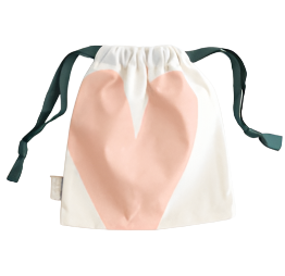 Drawstring Travel Bags (Set of 3) - Nude Heart