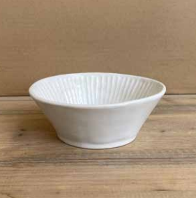 Steffi Handmade Dipping Bowl - White