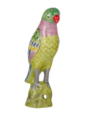 Pascal Parrot Ceramic Sculpture