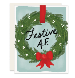 Festive A.F. Card